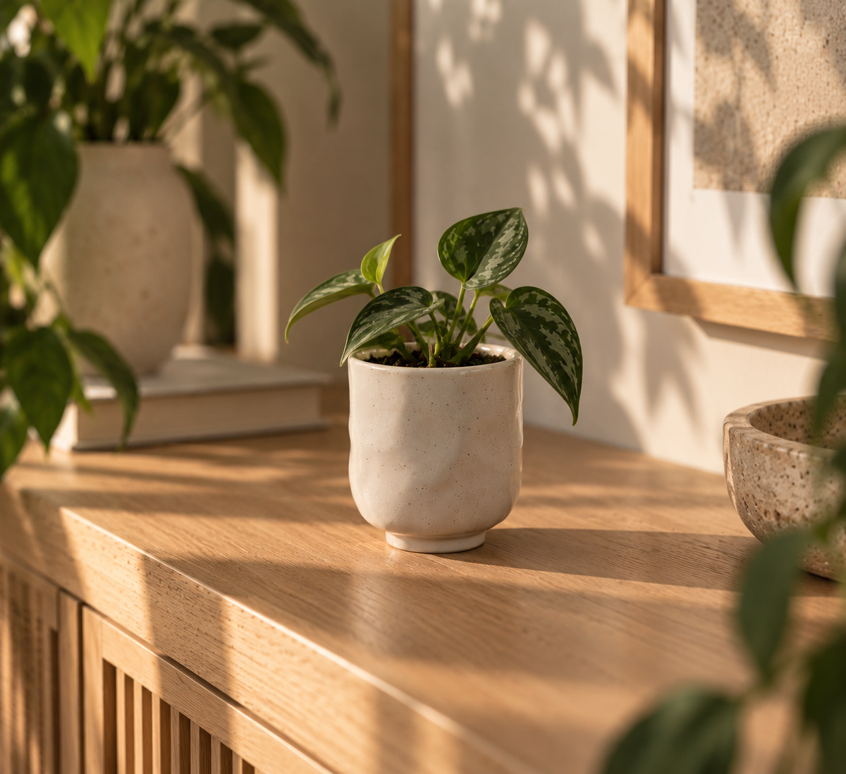Pot en Céramique Mouchetée — Kō