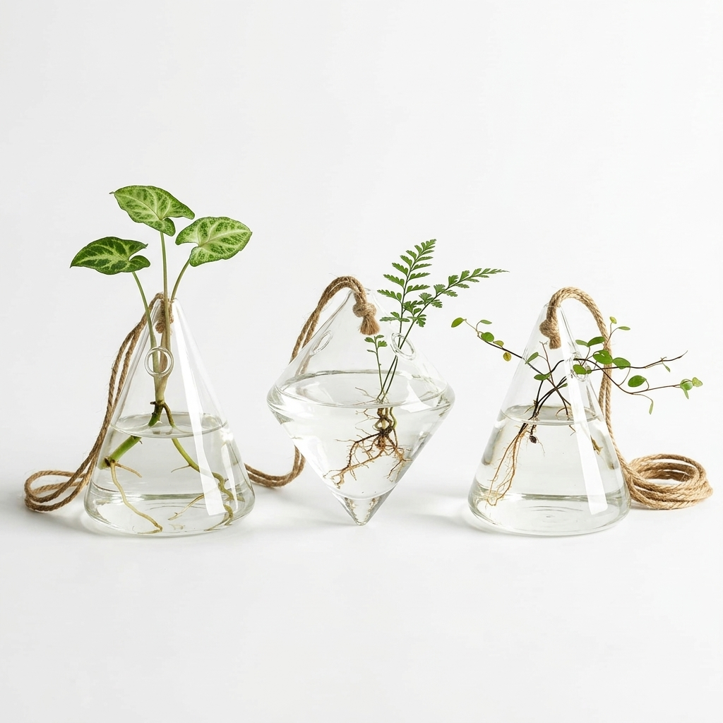 Vases de Propagation Suspendus — Hikari