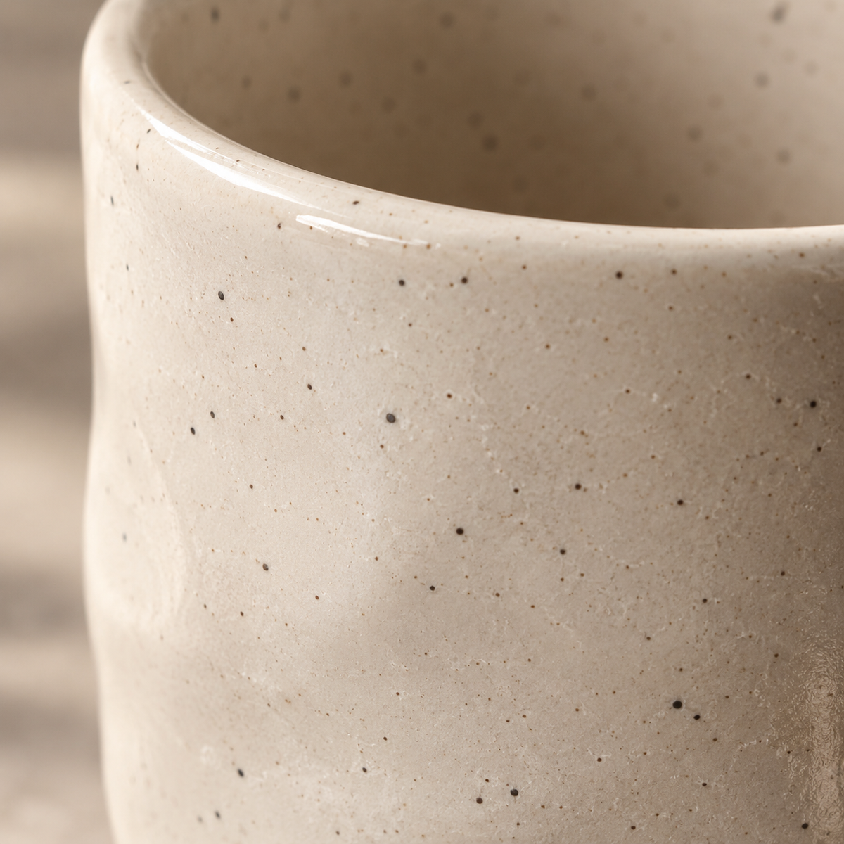 Pot en Céramique Mouchetée — Kō