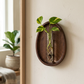Support Mural en Bois & Fiole — Hana