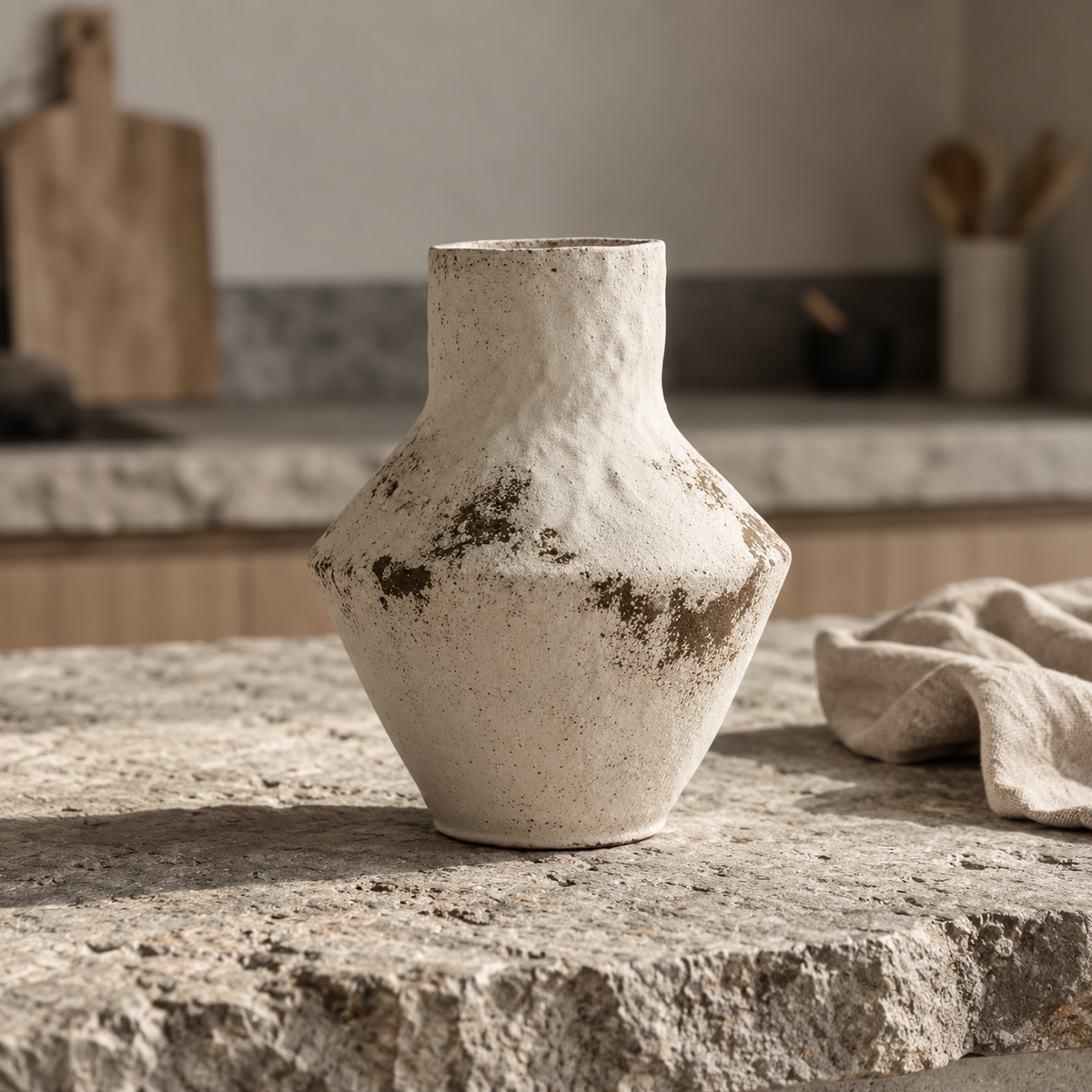 Vase en Céramique Patinée — Kōdo